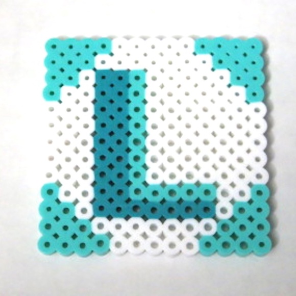 Perler Beads LOVE Coasters Drinkware - Picture 4 of 5